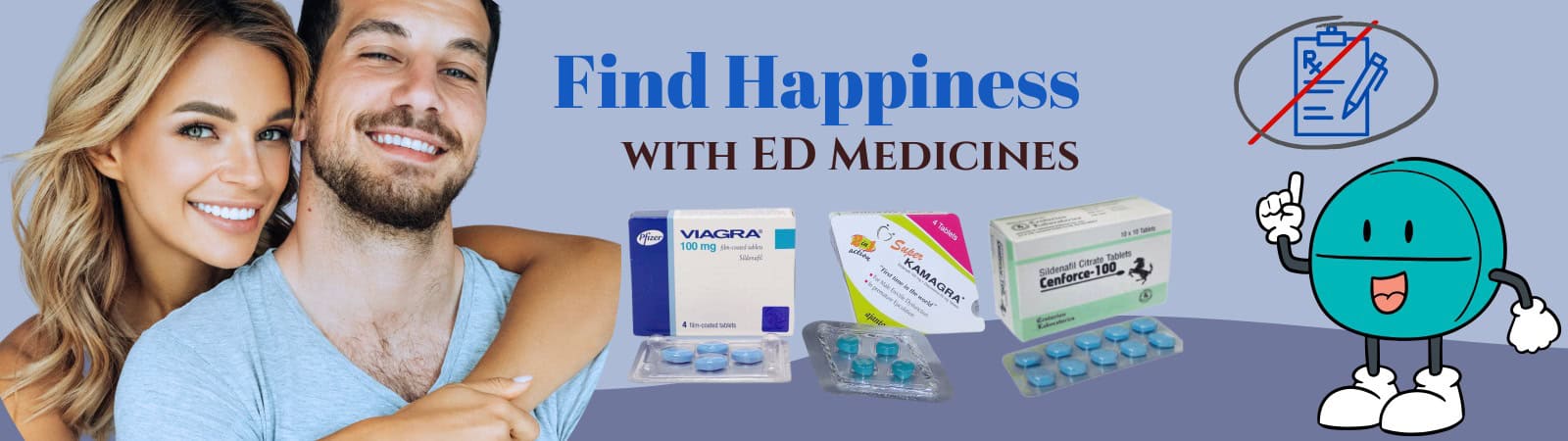 Find Happiness with Ed Medicine Banner